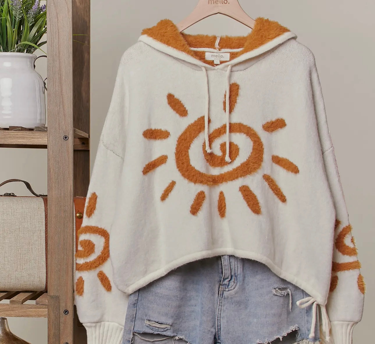 Winter Sun Oversized Hoodie Mello