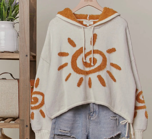 Winter Sun Oversized Hoodie Mello