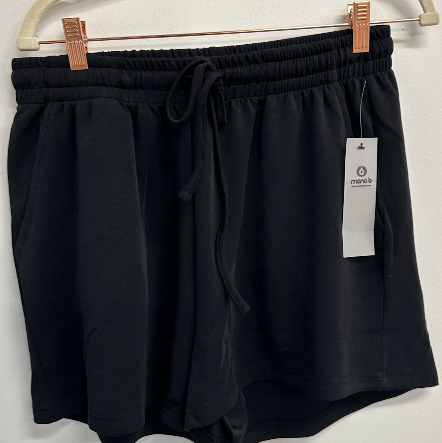 Black Cloudscape Short Set
