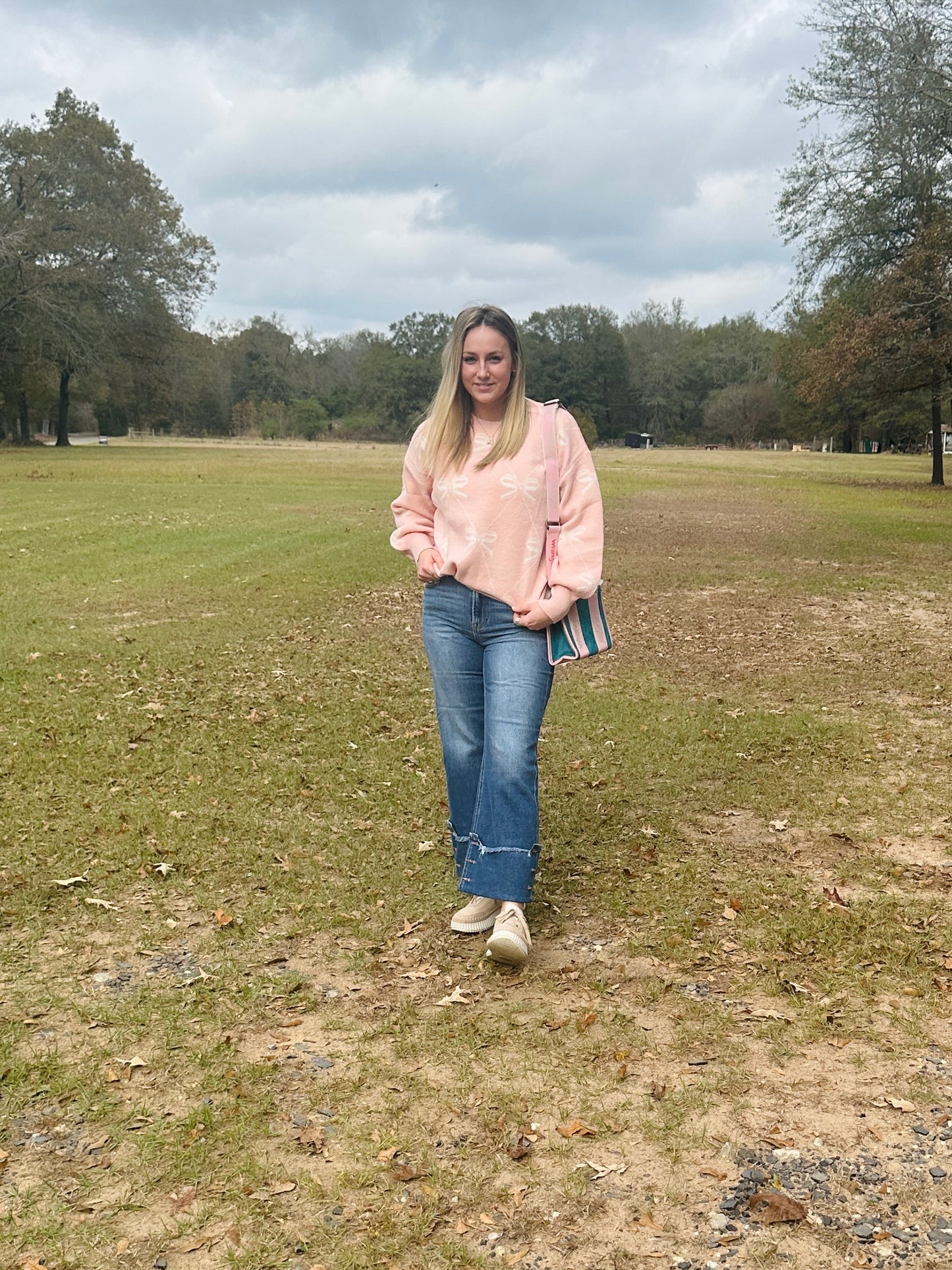 Love my Pink Bows Sweater