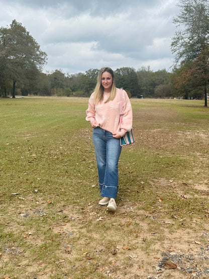 Love my Pink Bows Sweater