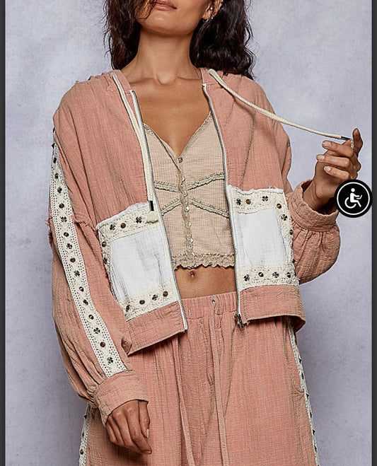 Flamingo Pink Jacket Pol