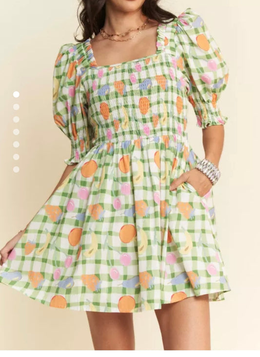 Spring Fruit Dress( Mikey)