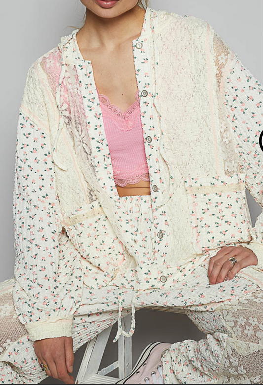 Pink Lace Jacket