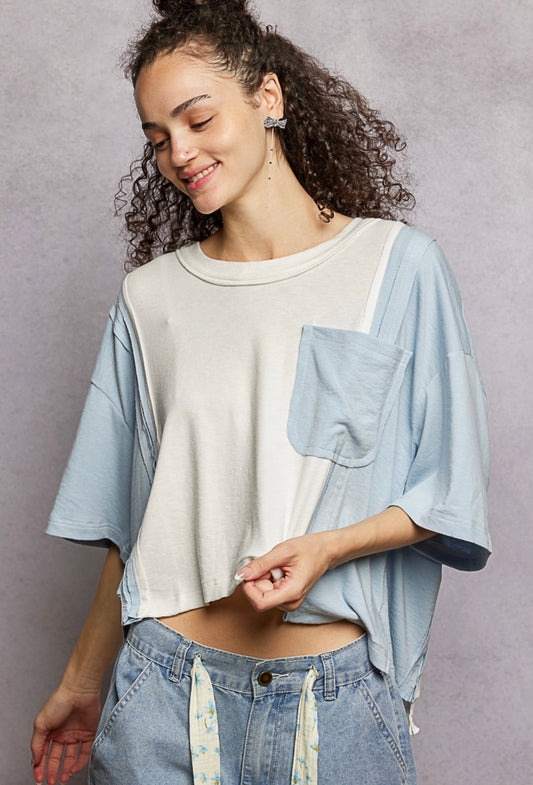 Blue Coastal Calm Top