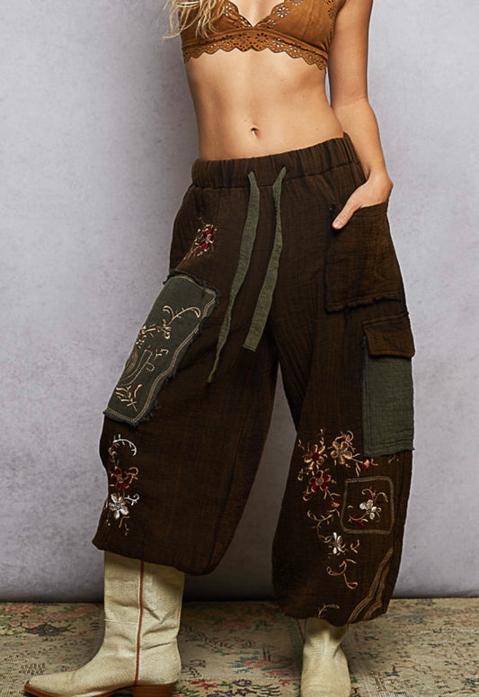 Nixon Floral Double Gauze Jogger Pol