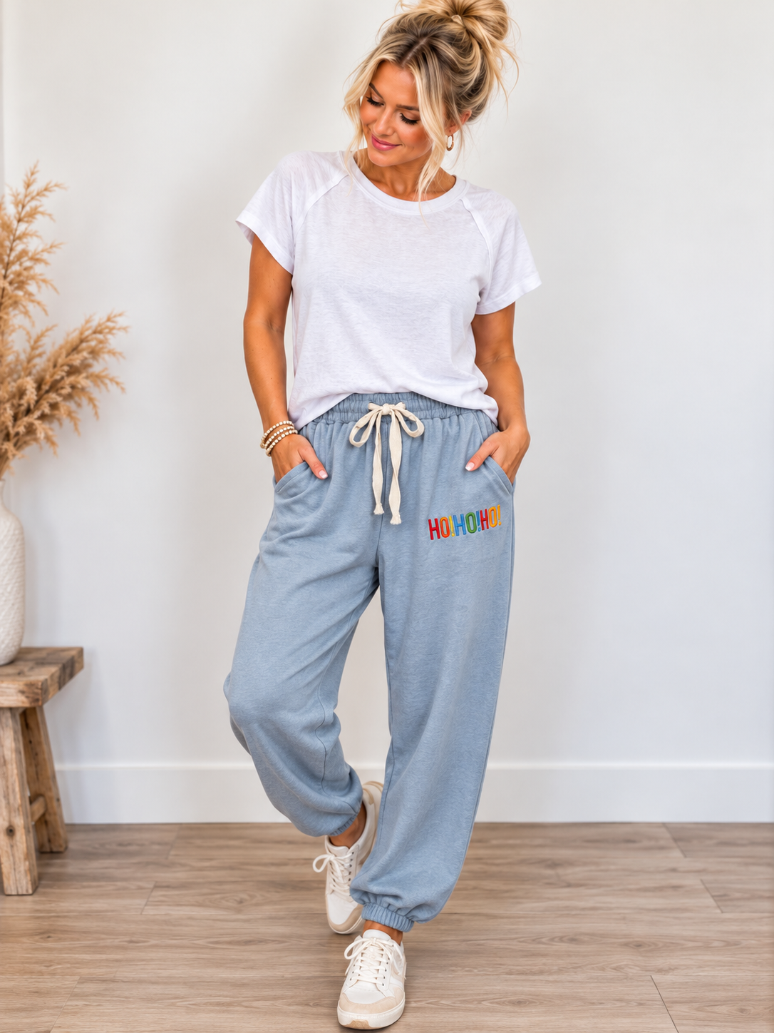 Christmas Pants with Lettering