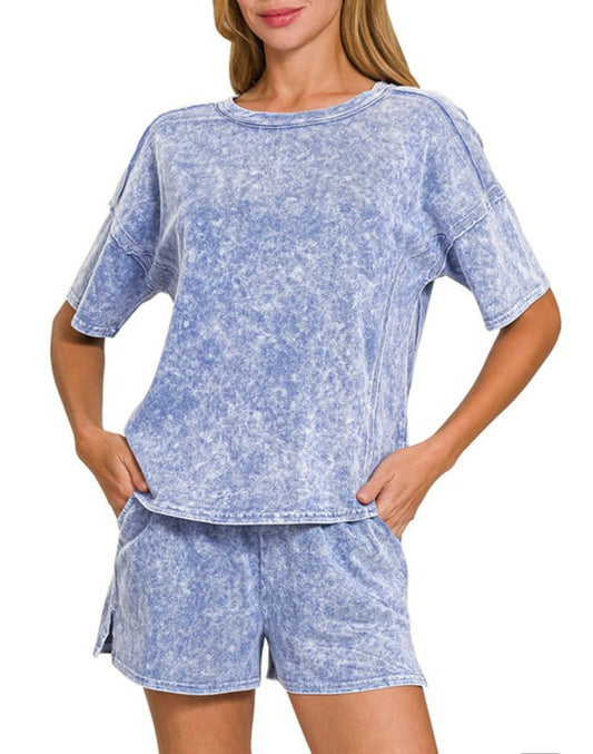 Halo Lavender Short Set