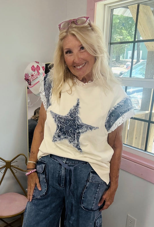 Denim Star Cort Top