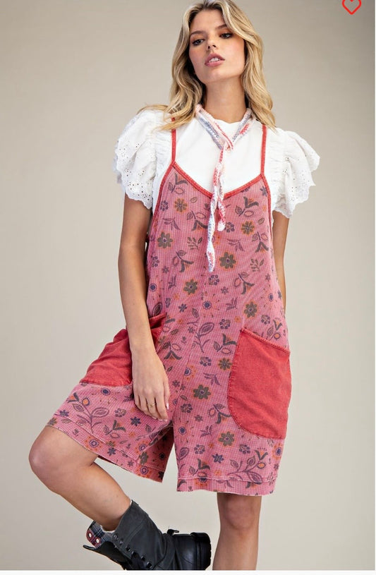 Dusty Rose Daydream Romper
