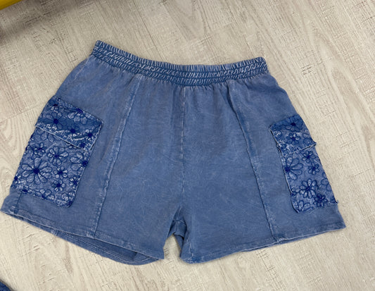 Blue Flower JHer Shorts