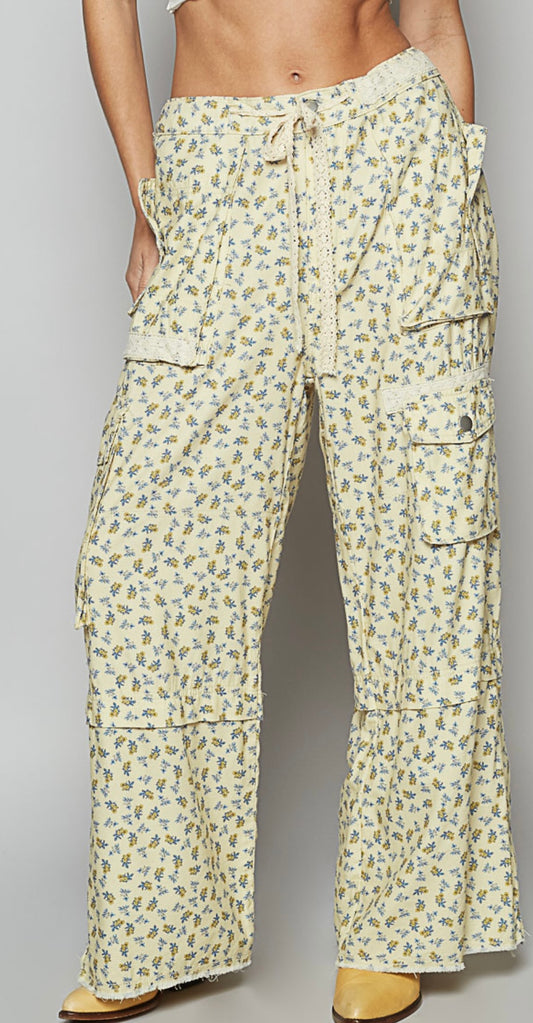 Vanilla Floral Pants