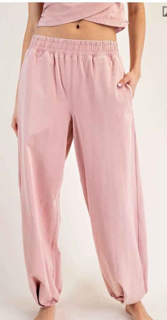 Brooks Dusty Rose Joggers