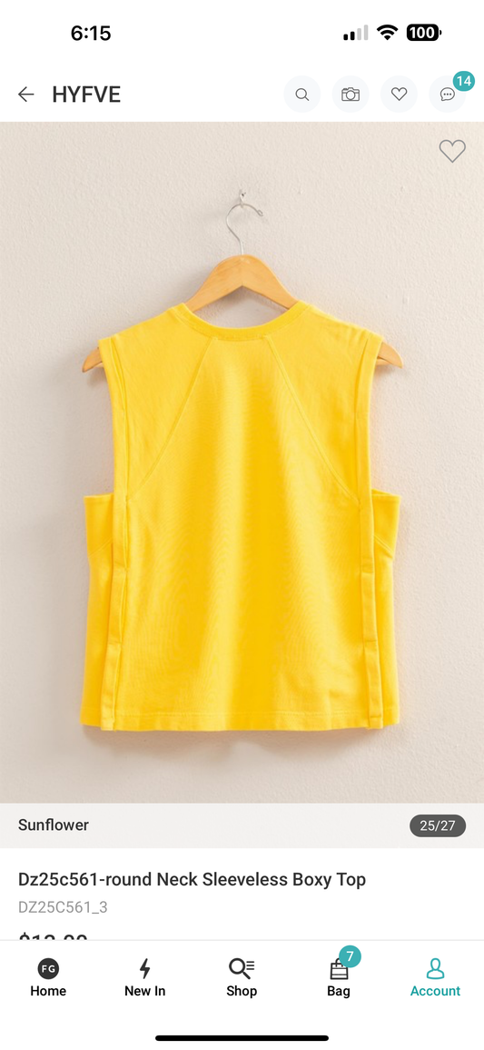 Sunflower Top