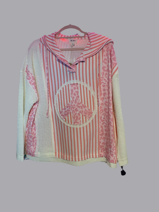 Pink and Cream Peace Cheetah