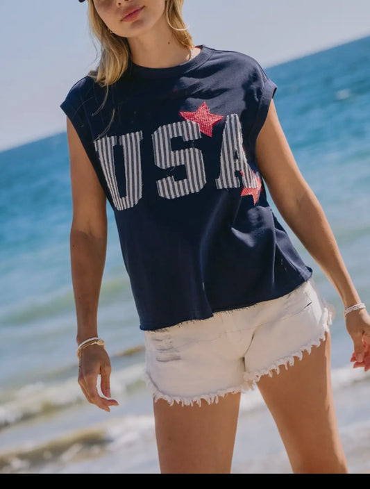 Navy USA Top