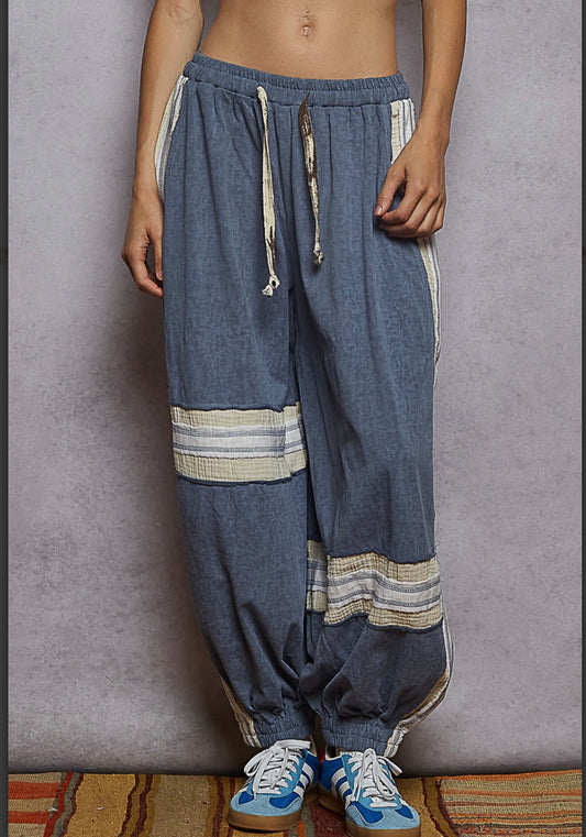 Indigo Blue Joggers Pol