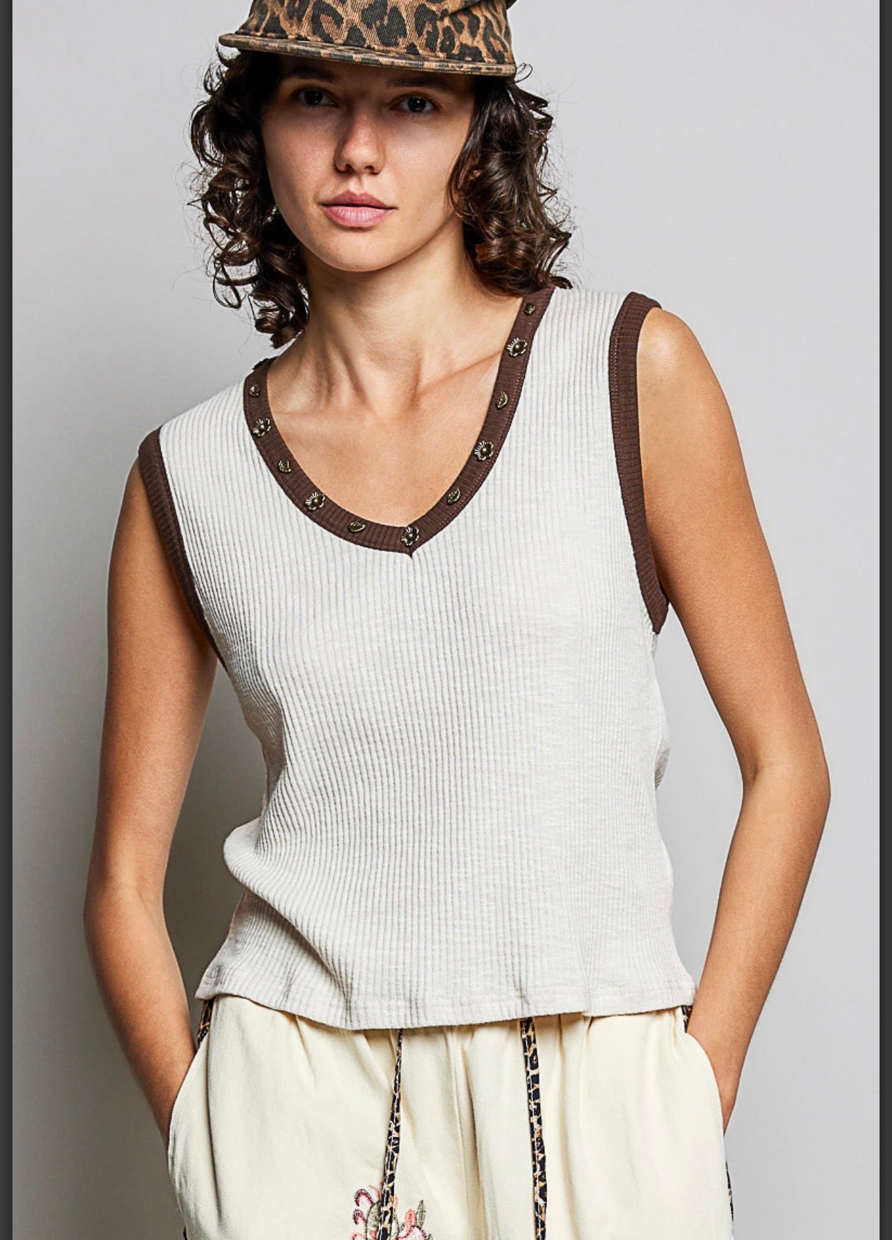 Express Edged Tank Top