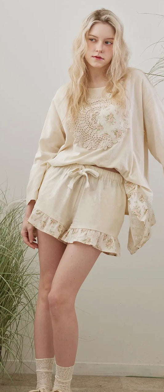 Meadow Whispered Taupe Shorts