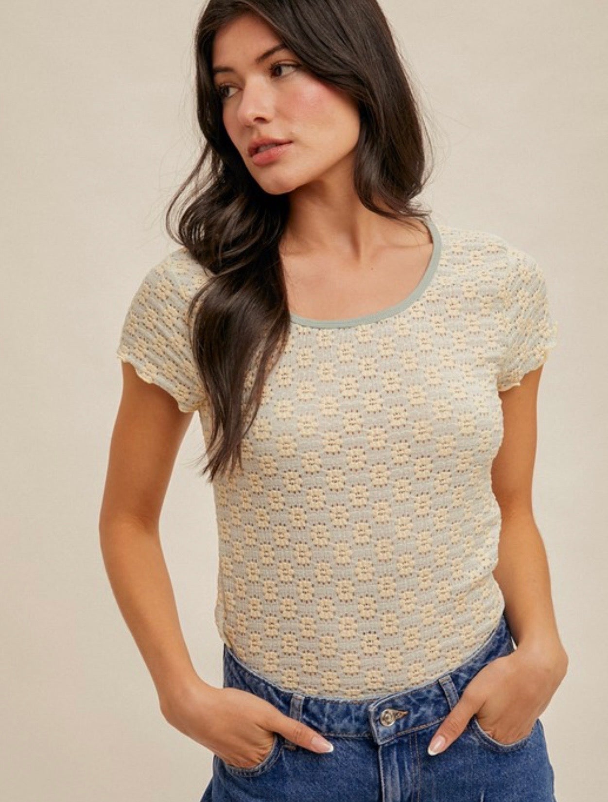Sunset Sadie Lace Top