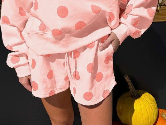 Pink Polka Dot Shorts