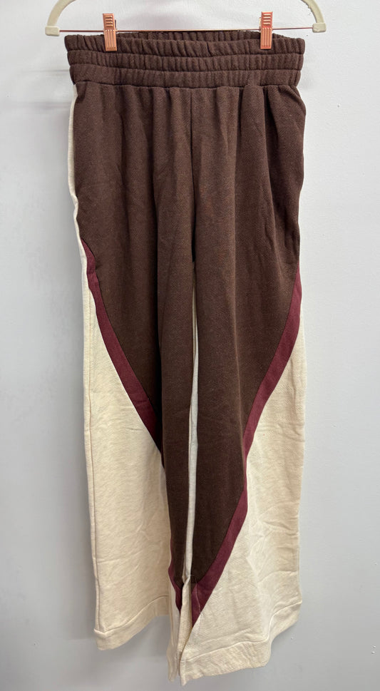 Brown/Oatmeal Terry Sweatpants
