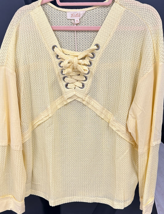 Let there be Sun Long Sleeve Tie top