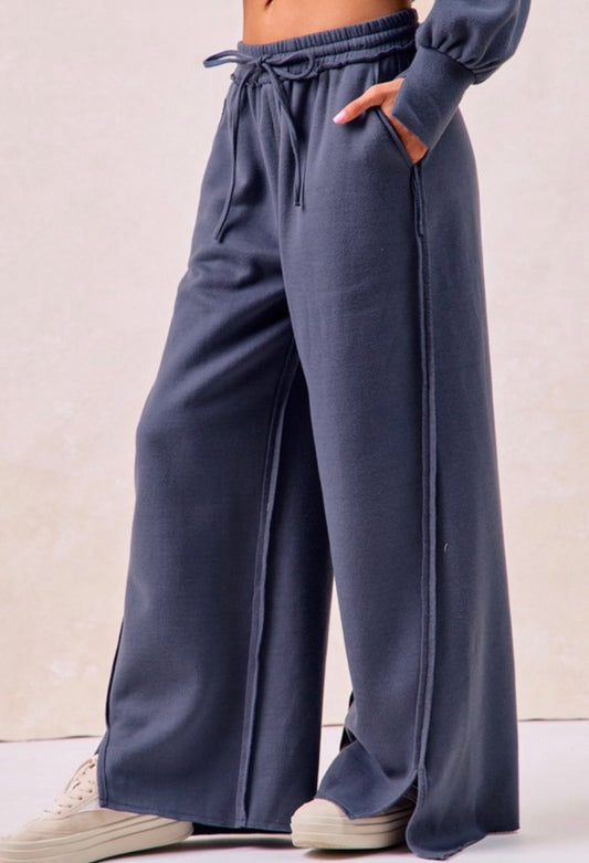 Blueberry Dream Terry Pants