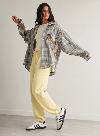 Kambrie Plaid Flannel Shirt