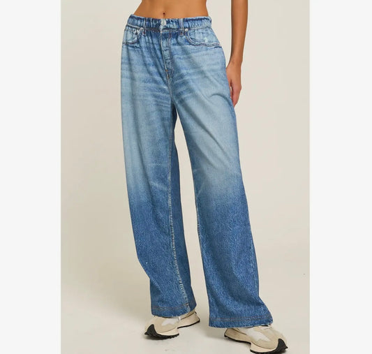 Faded Wash Terry Pants