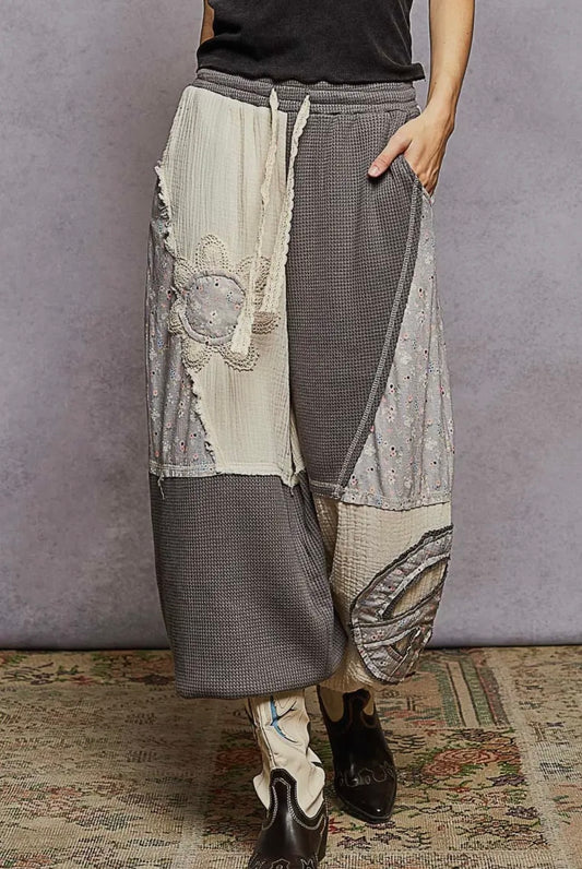 Stone Charcoal Peace Joggers