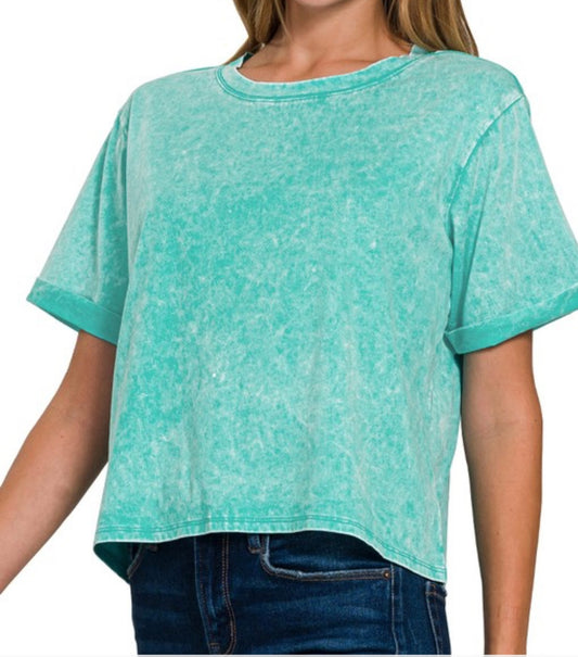 Tamara Mineral Wash Turquoise
