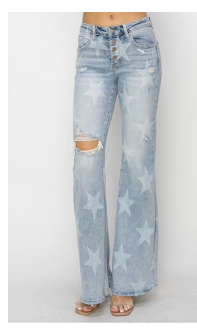 Mid-rise Stars Risen Jeans RDP5691