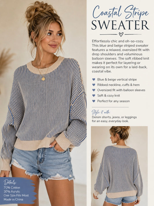 Coastal Stripe Sweater