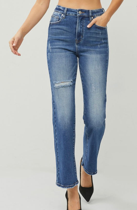 Risen Dark Ankle Jeans