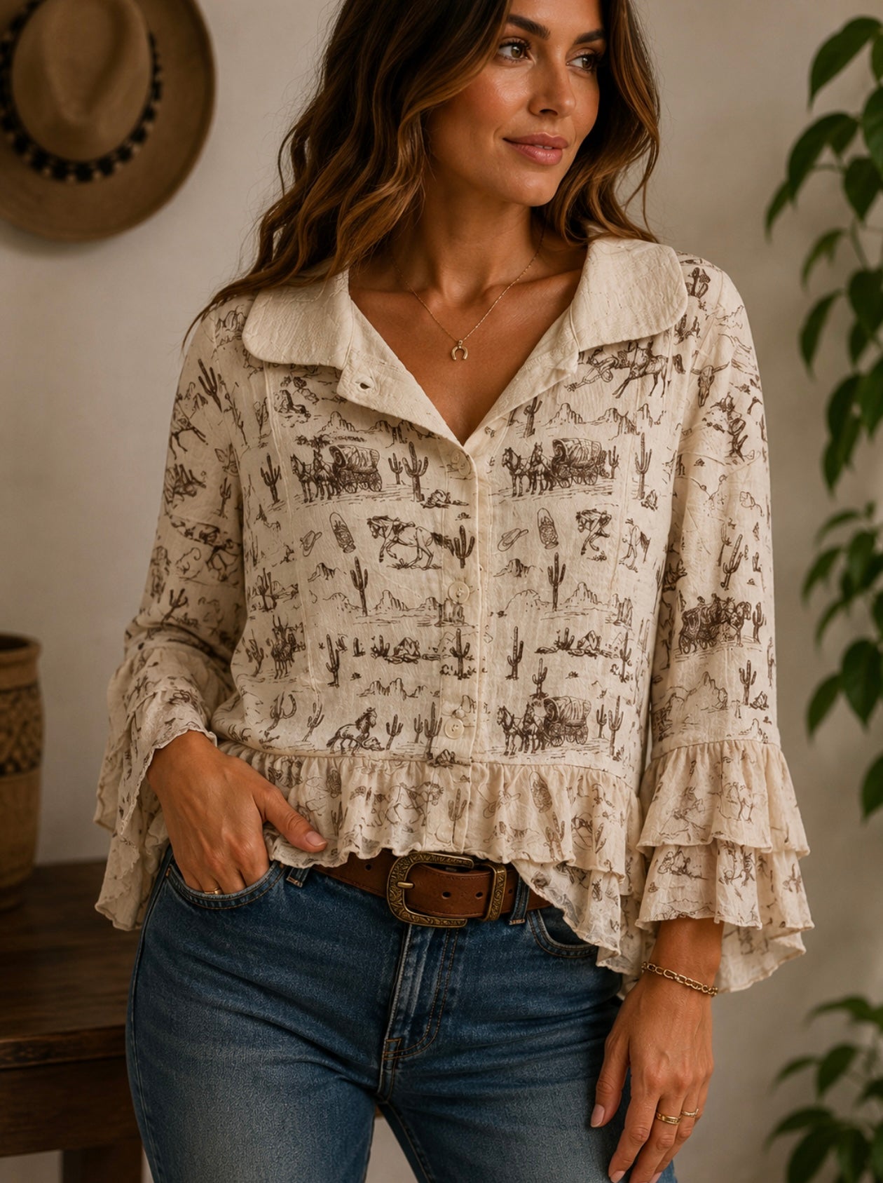 Saddle up Sweetheart Top