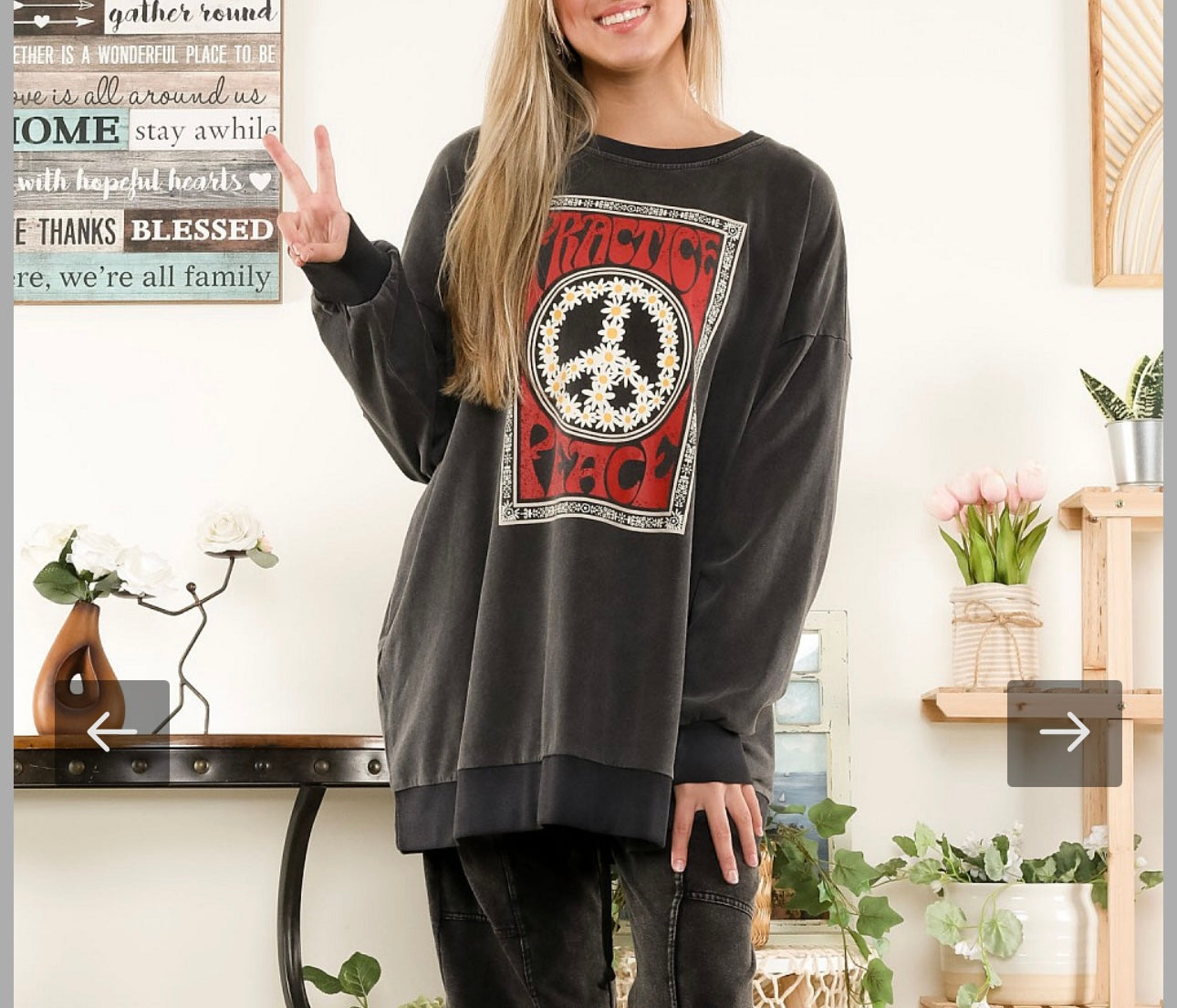 Practice Peace Tunic Top/Dress