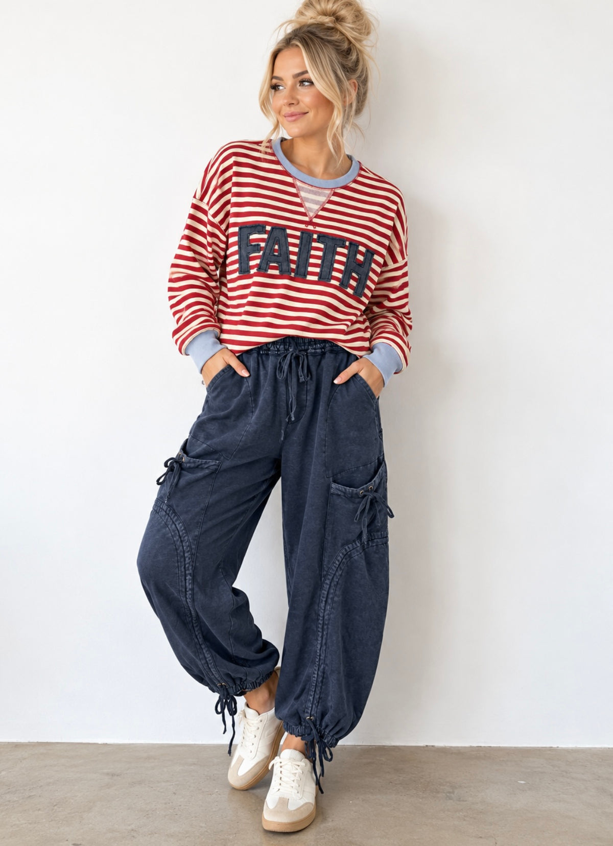 Mitto Shop Faith  Moss Sweater Top