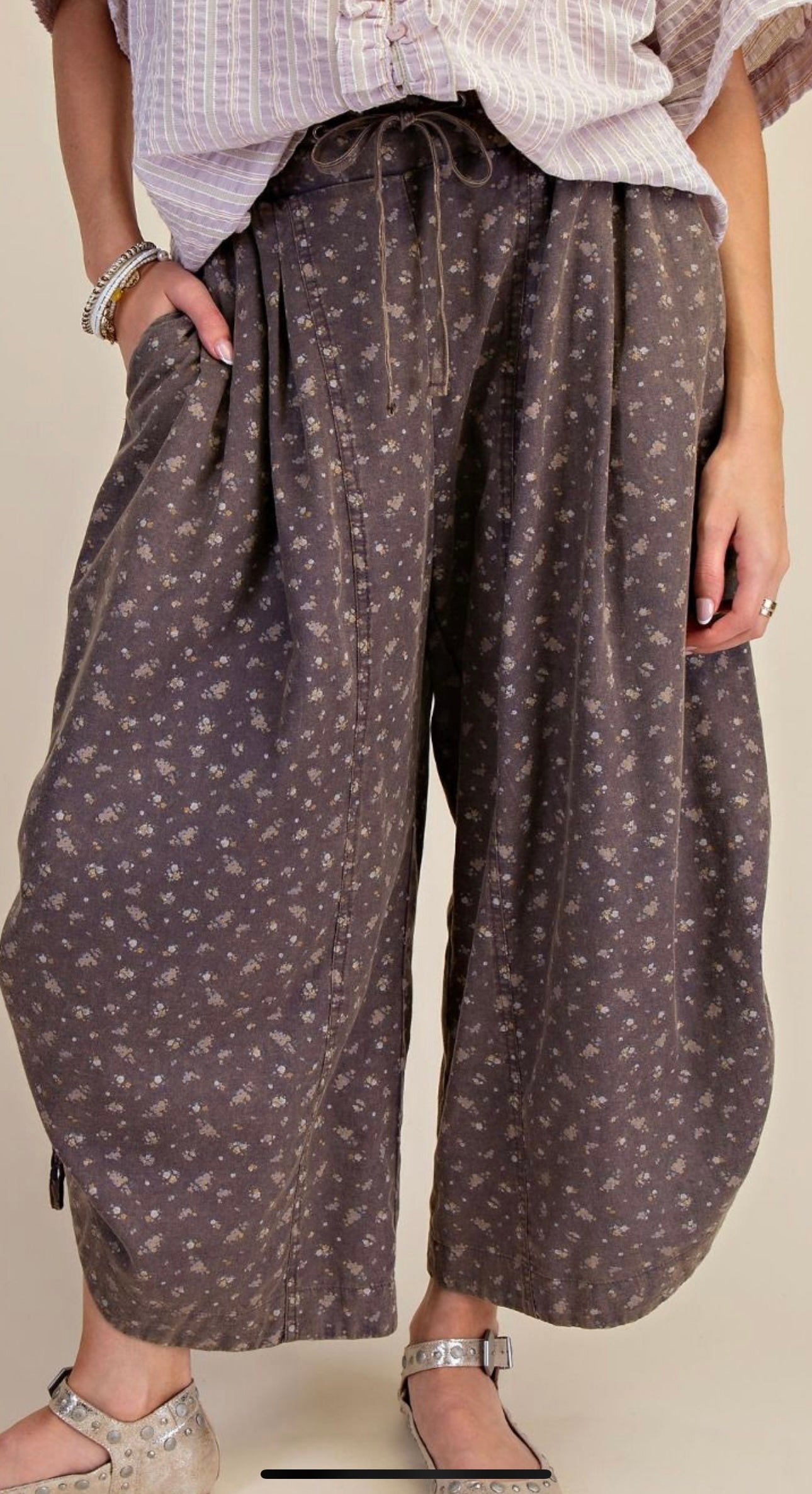 Ash Mocha Cropped Pants