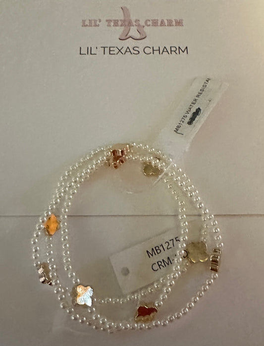 Pearl and Gold Leaf Water Resistant