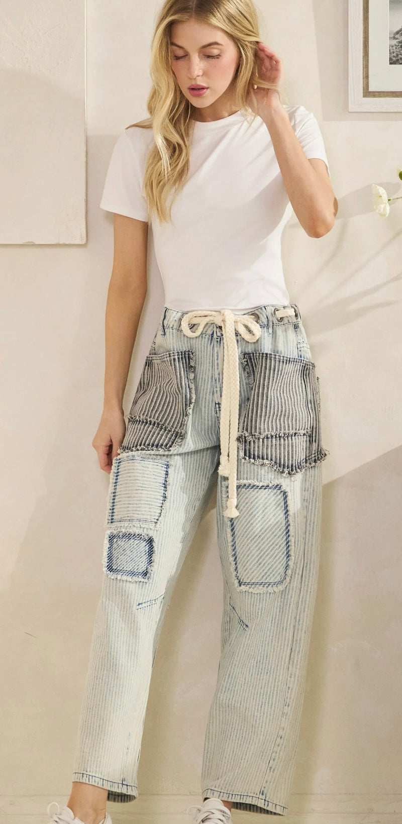 Denim Stripe Oli Jean