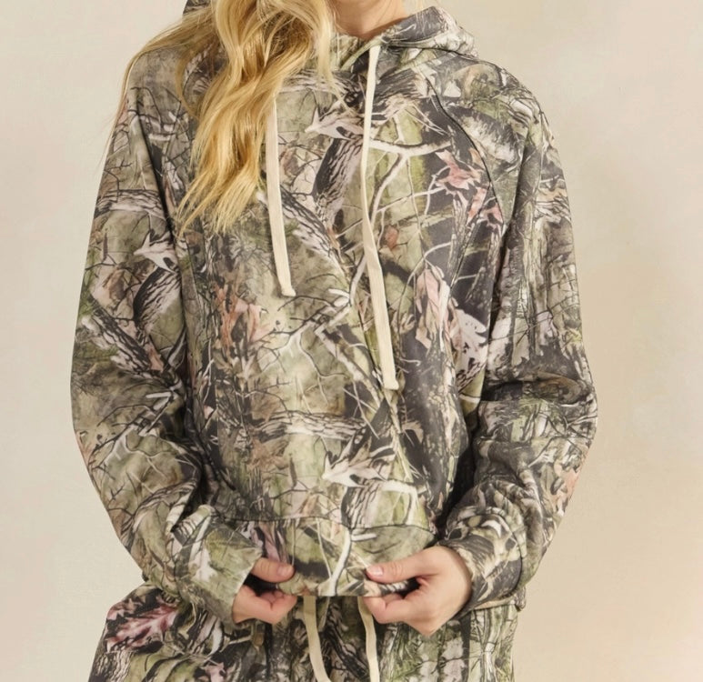 Camo French Terry Hoodie
