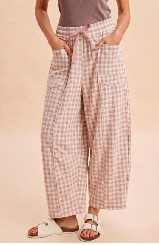 Blush Checked AW Buttery Barrel