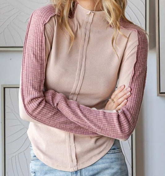 Blush Thermal Top