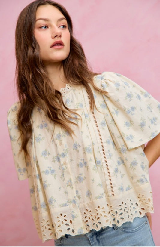Bluebell Bloom Floral Top