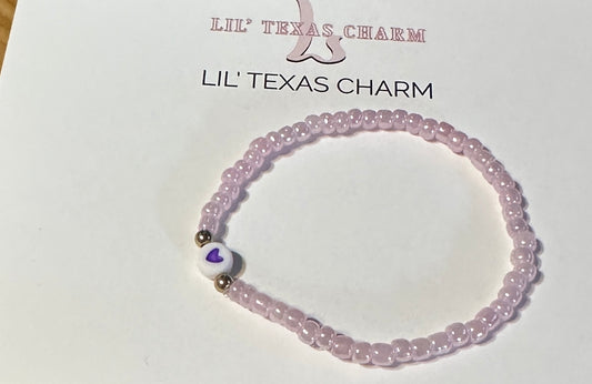 Pink Heart Friendship Bracelet
