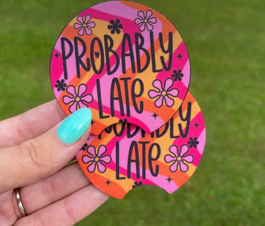 Probably Late Car Coaster Set