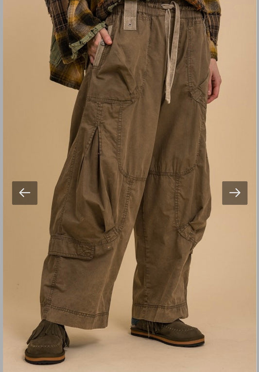 Ash Brown Cargo Pants BV
