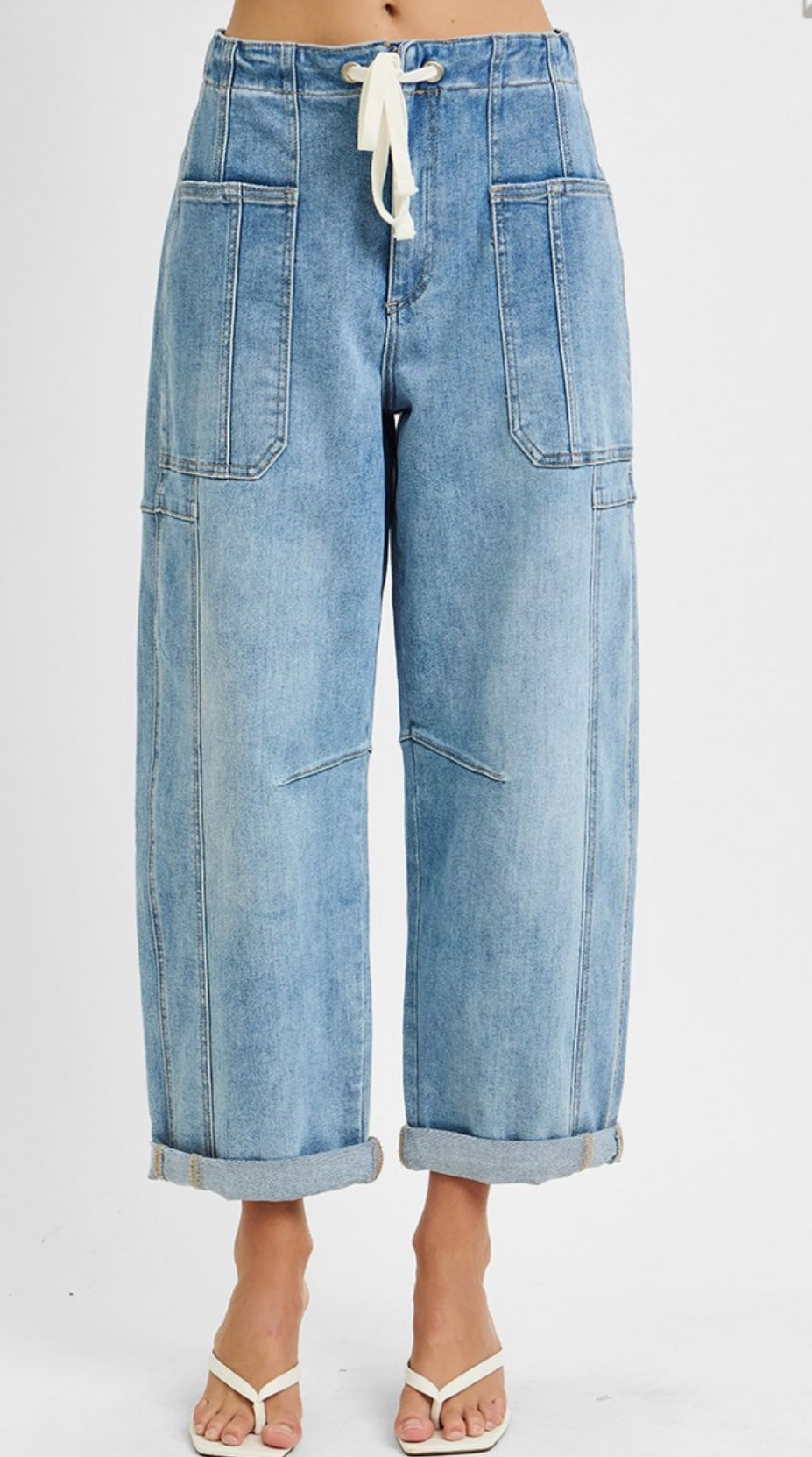 Risen High Rise Cargo Pocket Barrel PG21142