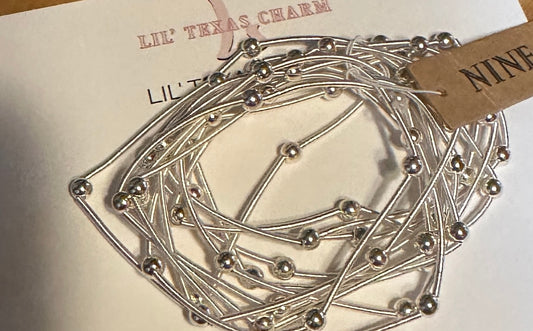 Silver Ball Braclet
